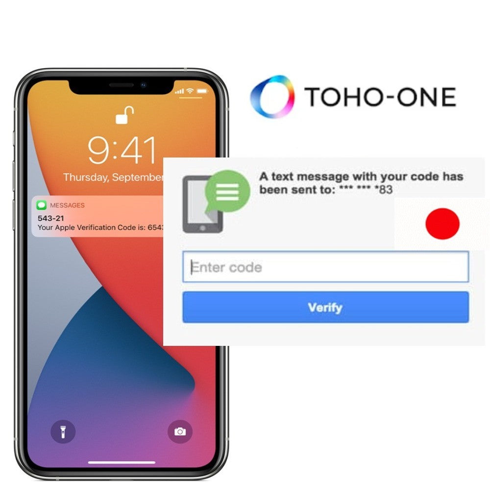 TOHO-ONE Japan phone verification service for SMS verification, account registration, and account migration